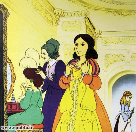 نامادری شروع کرد به آماده کردن دخترهایش، لباسهای قشنگ و زیبا به آنها پوشاند